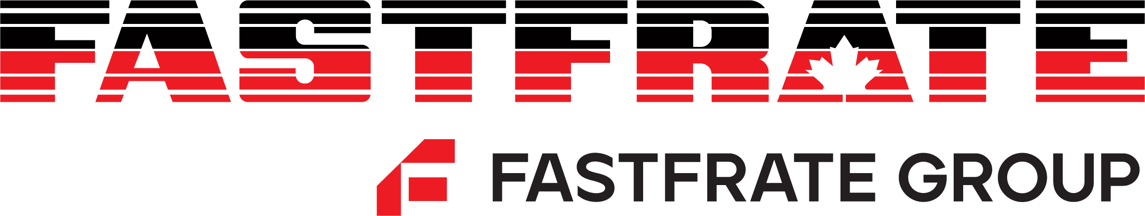 FastFrate Group logo with bold red and black text