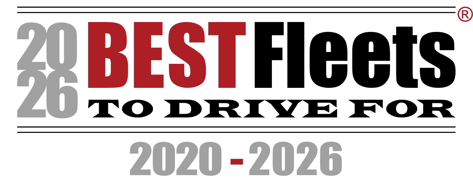 Best Drive logo featuring the years 2020-2026 in red and gray text